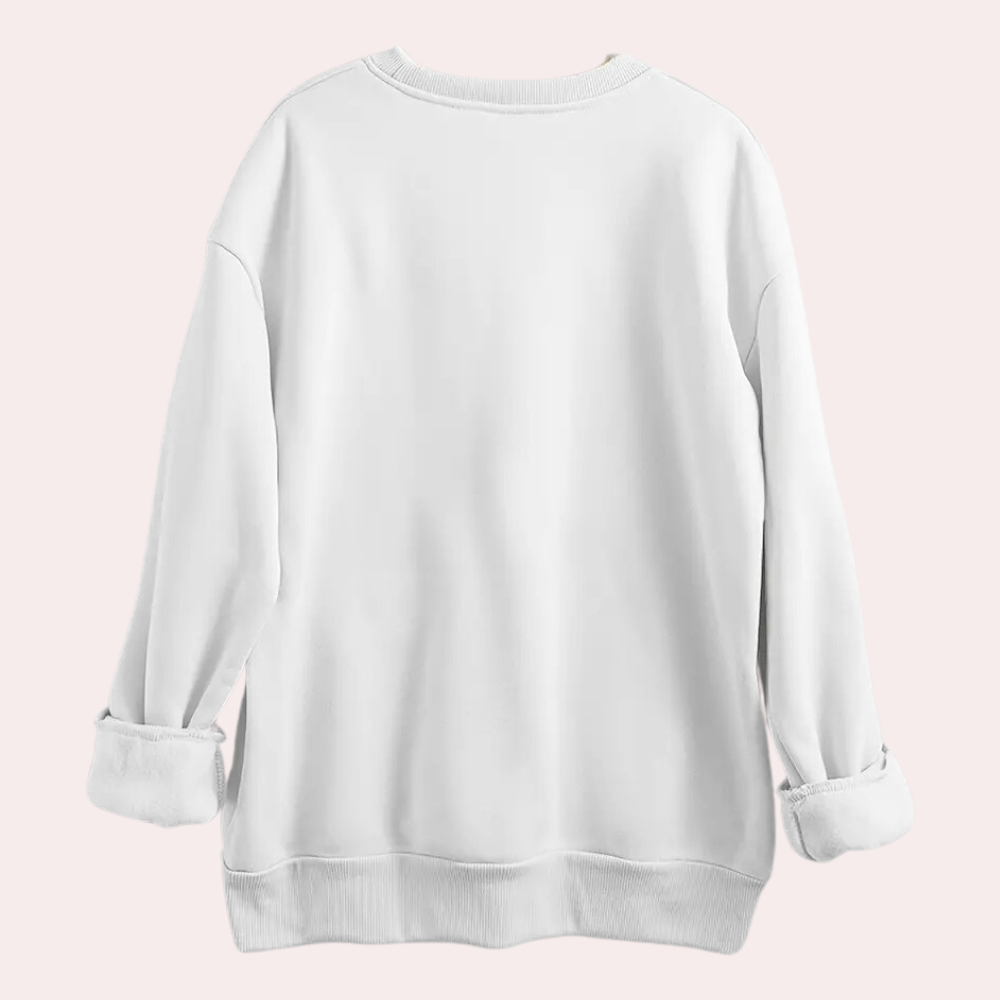 ROSELY - Trendiges Sweatshirt mit Katzenmuster für Frauen