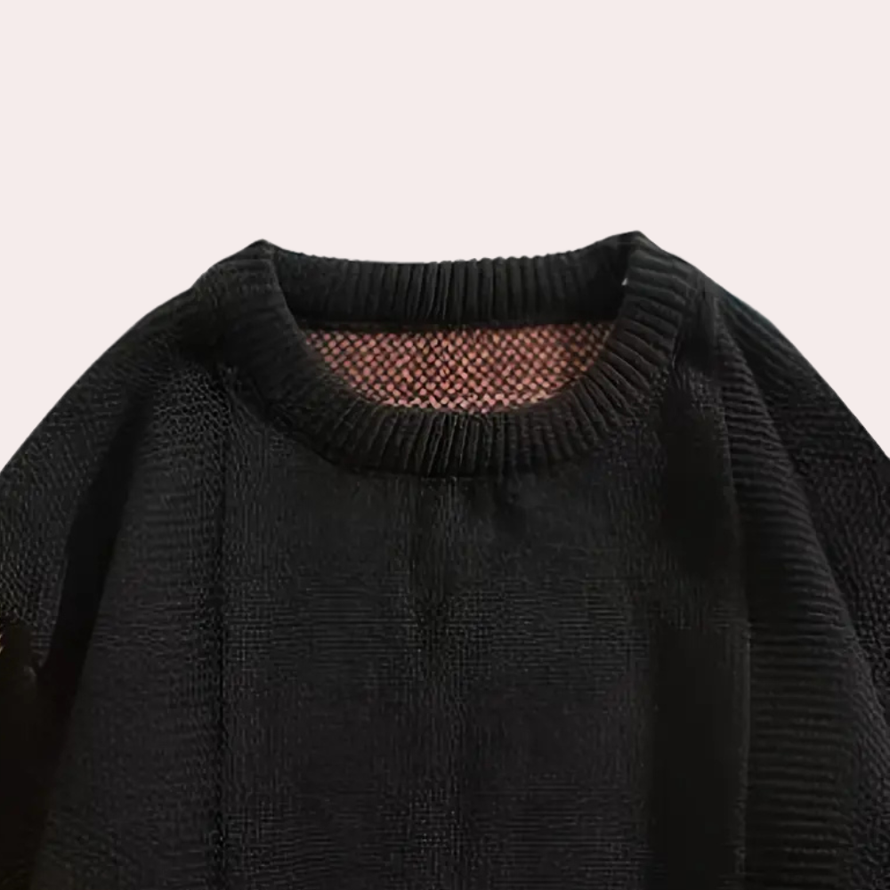 PAULO - Vielseitiger Strickpullover für Männer